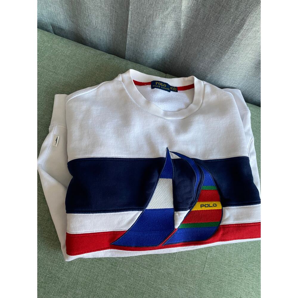 Polo Ralph Lauren Offshore Sailing Team Crewneck Sweatshirt - Size XS - Picture 7 of 9
